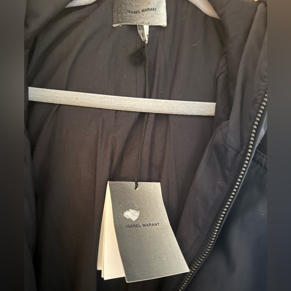 Isabel Marant Black Dacayori Parka Coat size S XL OVERSIZED NWT - Picture 4 of 6